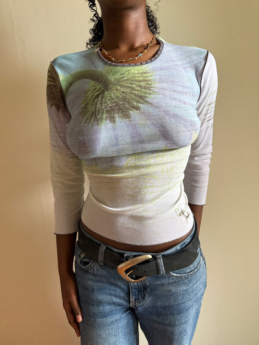 French 00's Cop Copine mesh top • Size M