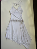 Load image into Gallery viewer, 00's Beaded asym halter dress • Size XS/S