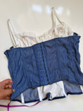 Load image into Gallery viewer, Ribbon lace up corset top • Size 10