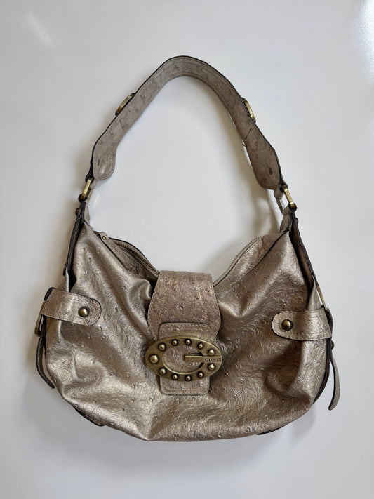 00's Guess G Buckle metallic bag