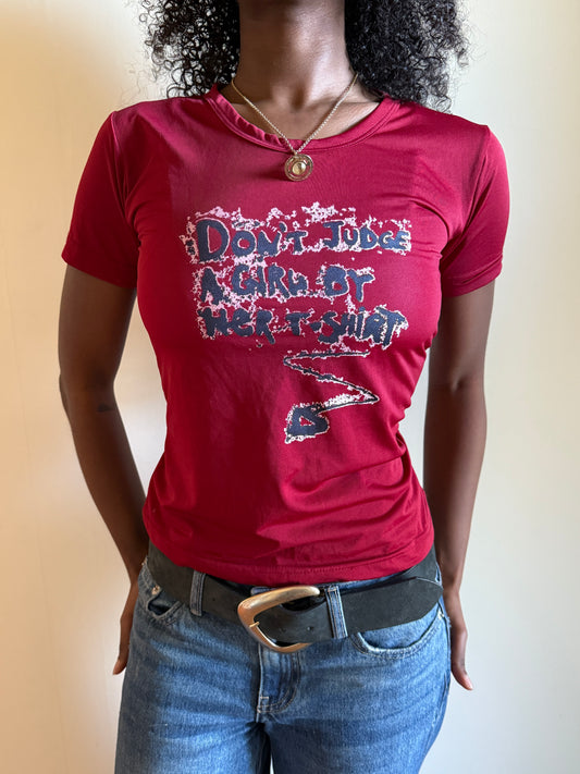 00's Sheer Etam baby tee • Size M