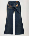 Load image into Gallery viewer, 00's Dolce & Gabbana "Don't Touch" low-rise flared jeans• Size 8