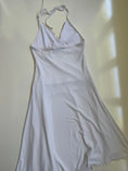 Load image into Gallery viewer, 00's Beaded asym halter dress • Size XS/S