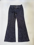 Load image into Gallery viewer, 00's Blinddate buckle flared jeans • Size 6-8