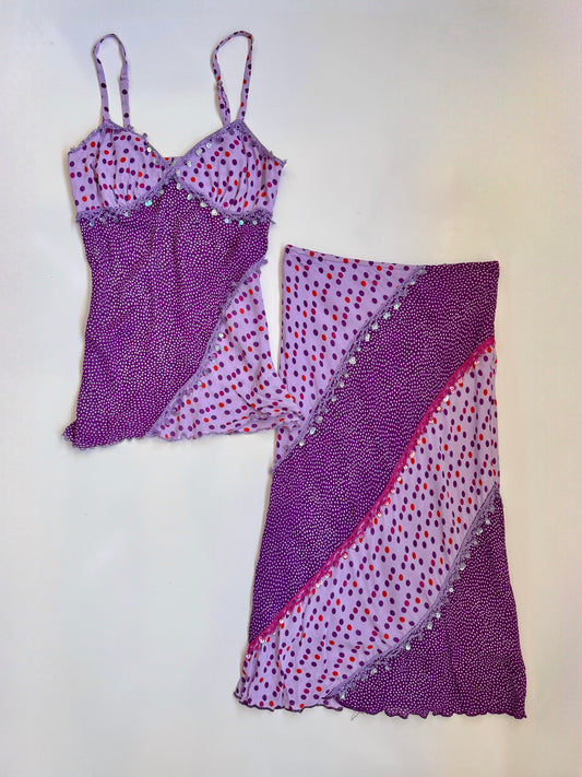 French 90's/00's 2-piece set • Size XS