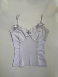Load image into Gallery viewer, Italian 00's coquette mesh/knit cami • Size S
