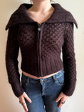 Load image into Gallery viewer, 00's Diesel mohair blend knit zip up • Size S