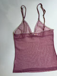 Load image into Gallery viewer, 00's Bershka pink mesh cami • Size XS/S