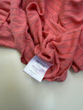 Load image into Gallery viewer, 00's Salmon pinstripe sequin lace cami w tie back • Size M