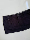 Load image into Gallery viewer, 00's Black denim micro skirt • Size 10