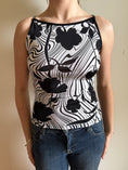 Load image into Gallery viewer, 00's Volcano hi-neck tank w bejewelled straps • Size S