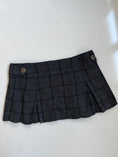 Load image into Gallery viewer, 00's Zara wool blend plaid micro mini • Size 12