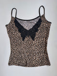 Load image into Gallery viewer, 00's Leopard print butterfly cami • Size L