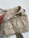Load image into Gallery viewer, 00's Guess linen micro shorts w satin belt • Size 8