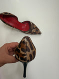 Load image into Gallery viewer, 00’s Celine leopard pony hair kitten heels • Size 36