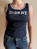 Load image into Gallery viewer, 00's DKNY embroidered tank • Size L