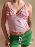 Load image into Gallery viewer, 00's Boned tropical corset cami • Size 10