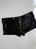 Load image into Gallery viewer, 00's Sequin low-rise micro shorts • Size 12