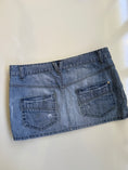 Load image into Gallery viewer, 00's Lightwash denim micro mini • Size 10