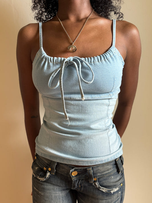 00's Denim adjustable cami • Size S