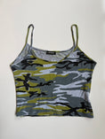 Load image into Gallery viewer, 00's DKNY cotton camo tank • Size L