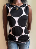 Load image into Gallery viewer, 00's Miss Sixty slinky backless polka dot top • Size S