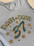 Load image into Gallery viewer, 00's "Baseball" glitter print tank • Size S