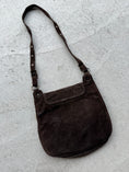 Load image into Gallery viewer, 00's Dolce & Gabbana Genuine suede x Rabbit fur crossbody