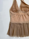 Load image into Gallery viewer, 00's Coquette mesh/lace halter • Size S