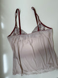Load image into Gallery viewer, 00's Mesh embroidered cami • Size XL
