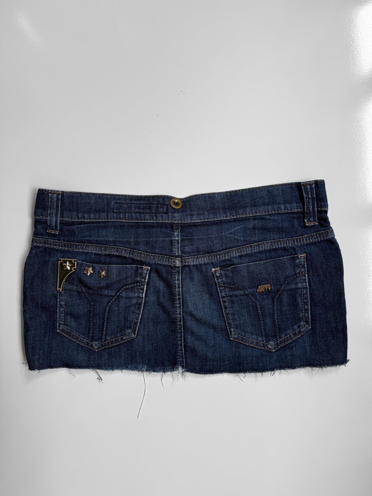 00's Miss Sixty denim micro mini • Size S
