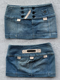 Load image into Gallery viewer, 00's Diesel denim micro skirt • Size 6