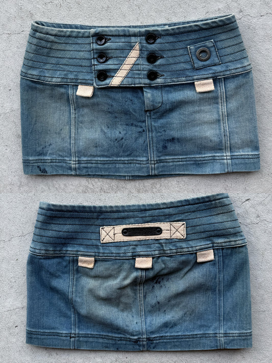 00's Diesel denim micro skirt • Size 6