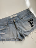 Load image into Gallery viewer, 00's Abercrombie & Fitch distressed denim shorts • Size 10-12