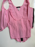 Load image into Gallery viewer, USA 00's pink zipper boned corset • 3 Sizes Available