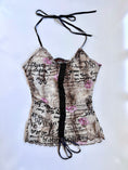 Load image into Gallery viewer, Italian 00's Rinascimento mesh halter • Size S