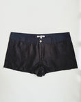 Load image into Gallery viewer, 00's Linen micro shorts • Size 10-12