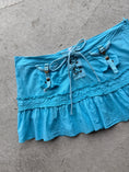 Load image into Gallery viewer, 00's Zara lace up pleat mini • Size 10