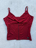 Load image into Gallery viewer, 00's Red zipper cami • Size L