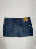 Load image into Gallery viewer, 00's Kirikiri denim mini skirt • Size 6