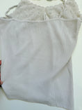 Load image into Gallery viewer, 00's Sempre knit cami top w crocheted sequin detail • Size M