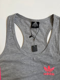 Load image into Gallery viewer, 00's Adidas grey pink tank • Size S