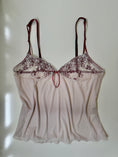 Load image into Gallery viewer, 00's Mesh embroidered cami • Size XL