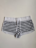 Load image into Gallery viewer, 00's Cotton striped mini shorts • Size L