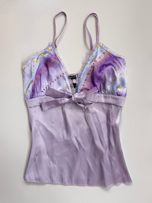Deadstock 00's Party 21 satin cami *Lilac • Size M