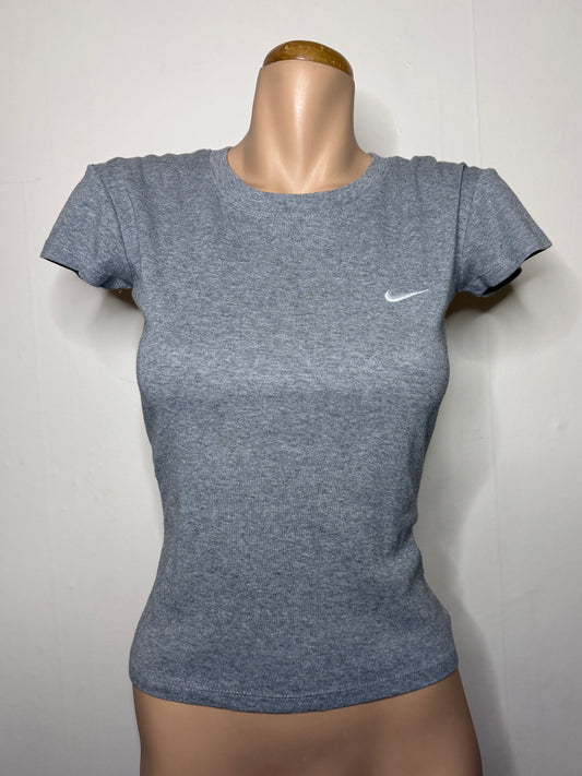 00's Nike grey cotton baby tee • Size S