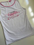 Load image into Gallery viewer, 00's Roberto Cavalli Angels thick cotton sequin tank• Size M