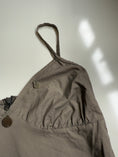 Load image into Gallery viewer, Italian 00's Khaki coin detail asym cami • Size S