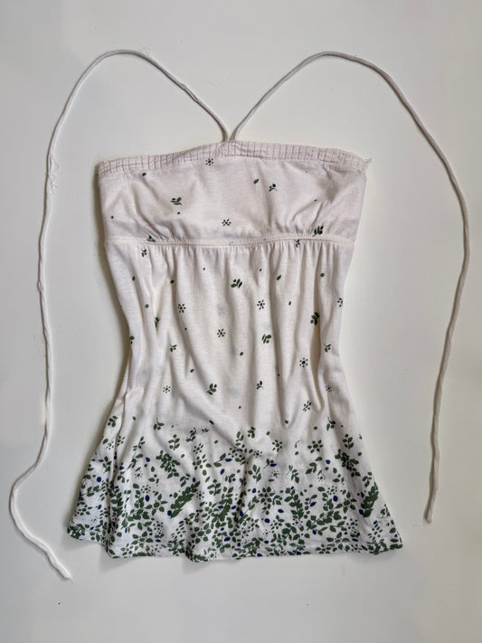 00's Abercrombie & Fitch cotton halter • Size S