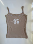 Load image into Gallery viewer, 00's '35' cotton print cami • Size S
